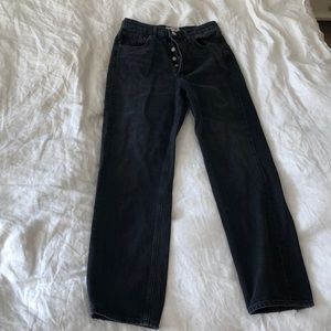 Black agolde jeans
